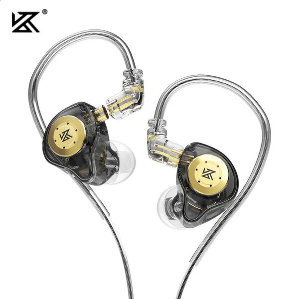 Auricolari per cellulare EDX PRO Auricolare 10mm Doppio circuito magnetico Dynamic Drive HIFI Auricolari per bassi Sport Cuffie con cancellazione del rumore ZSN PRO ZSTX ZEX PR 231109