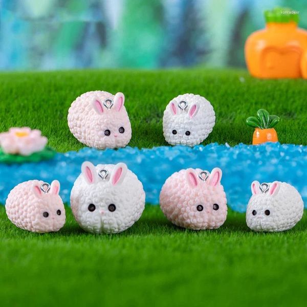 Takılar 5pcs Minyatür Kawaii Reçine Mücevher Yapımı DIY Küpe Kolye Bilezik Sergileri Dekorasyon Aksesuarları