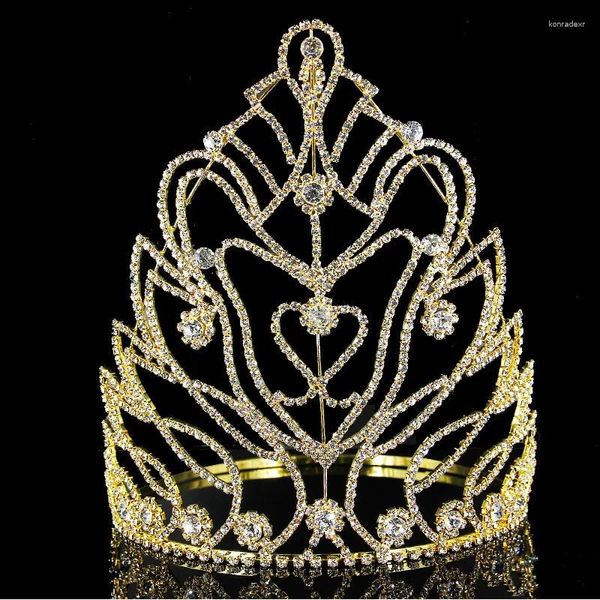 Haarspangen, Hochzeitsaccessoires, groß, hoch, Braut-Tiara, Krone, Schönheit