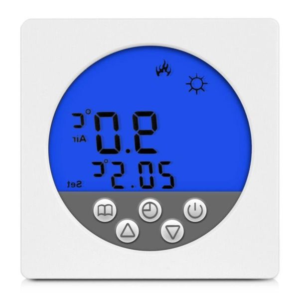 Freeshipping Heißer Verkauf Hohe Qualität Genau Fußbodenheizung/Wasser Heizung System Smart LCD Display Programmierbare Raumthermostat Agqll