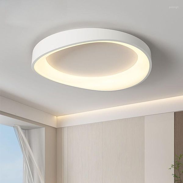 Lampadari Led Moderni Per Camera Da Letto Studio Soggiorno Cucina Decorazione Domestica Illuminazione Interna Intelligente Soffitto Inclinato Quadrato Rotondo