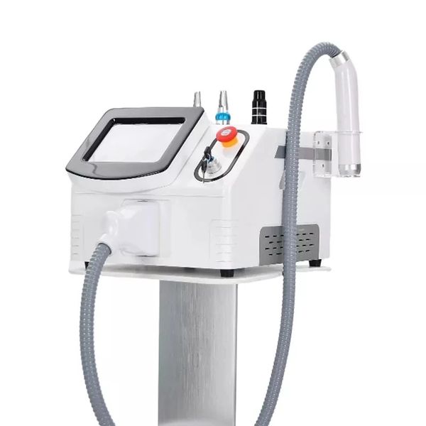 Home Beauty Instrument 1064 532 1320 nm ND YAG Laser Tattooentfernung Augenbrauenpigment Augenbrauenlinie Maschine mit rotem Zeiger Tattoo Remover Lasermaschine