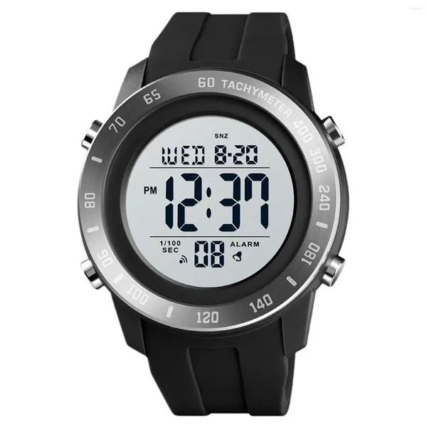 Relógios de pulso Dual Time Sports Watch Brinquedo simples e fácil de usar para aprendizagem precoce