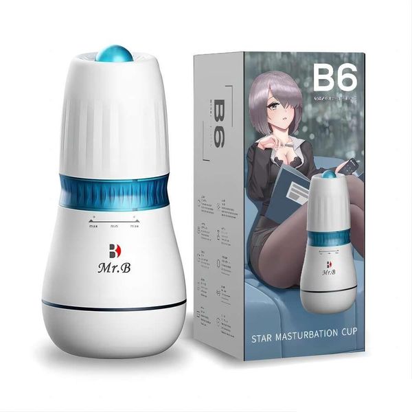 Outros itens de massagem Masturbador Masculino Copo Matic Rotação Telescópica Aquecimento Vibratório Masturbação Brinquedo de Bolso Adt Produto Vagina para Dr Dhrwe