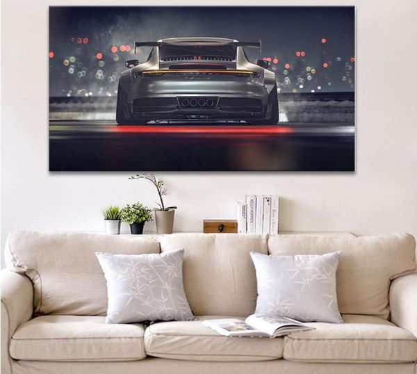 Gemälde Moderne Luxussportwagen 911 GT3 Wandkunst Bild Home Decor Modulare Leinwand HD Malerei Wohnzimmer Dekoration7032958