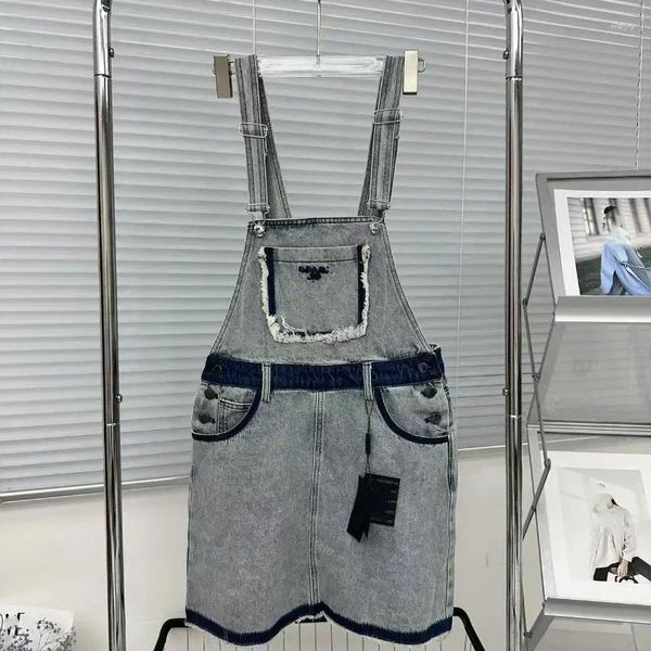 Ternos masculinos 2023 verão outono casual streetwear denim cinta mini vestido feminino elegante senhora do escritório jean vestidos femininos sexy festa vestes