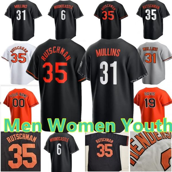 2023 Custom City Connect Gunnar Henderson Adley Rutschman Maglia da baseball Ryan Mountcastle Cedric Mullins Anthony Santander Cal Ripken Austin Hays Uomini Donne Gioventù