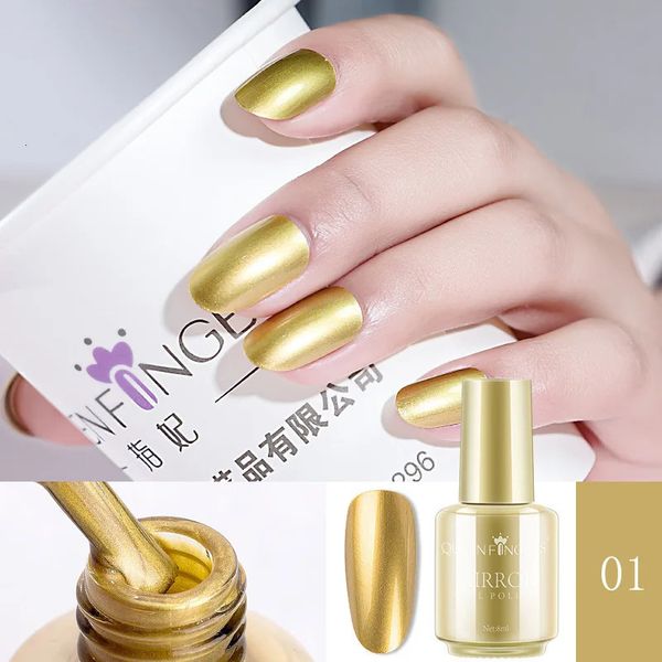 Esmalte 8ml Esmalte Espelho Efeito Metálico Cor Prego Gel Ouro Prata Secagem Rápida Nail Art Design Ferramentas de Manicure DIY de Longa Duração 231110