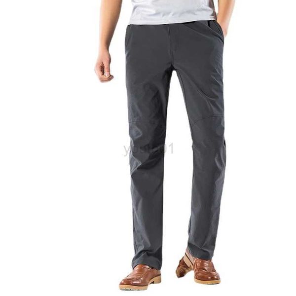 Pantaloni da uomo Pantaloni tattici da esterno ad asciugatura rapida Pantaloni da trekking estivi sottili Pantaloni larghi traspiranti elastici impermeabili Pantaloni sportivi da donna S-4XL zln231110