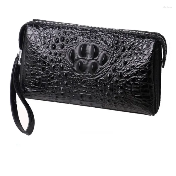 Brieftaschen Design Herren Designer Business Handtasche Passwortsperre Anti-Diebstahl-Geldbörse Echtes Leder Clip-Tasche Hochwertige Herren-Clutch-Taschen