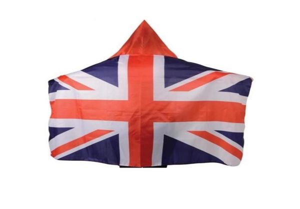 UK Union Jack Body Flag 90x150 cm United Kindom Cape FLag Banner 3x5 ft Gran Bretagna Mantelli britannici Poliestere stampato Paese nazionale Bo7370684