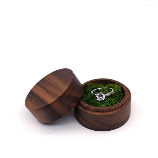 Sacchetti per gioielli Custodia per cerimonia di fidanzamento romantico Scatola regalo Orecchini Organizzatore Porta anelli Portaoggetti per presentazioni