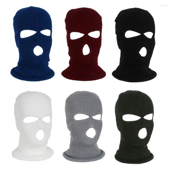 Bandanas ao ar livre de inverno balaclava máscara facial máscara de boné completo tricô escudo de motocicleta capa de montanhinho de esqui