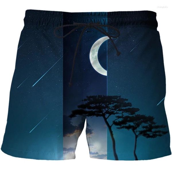 Herren-Shorts, Nachtansicht, zum Schwimmen, Badehose, Badehose, Strandboard, Badeanzüge, Laufen, Sport, Surfen, Hosen