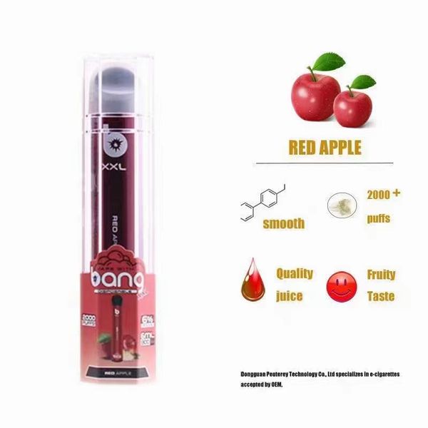 EBDESIRE Puff Bang XXL King style 2000 затяжек Vape Pen 7K 9K 12K 7000 9000 12000 Одноразовый картридж для капсул 550 мАч 2 мл Батарея Vapes Pods Stick Style обновленная версия