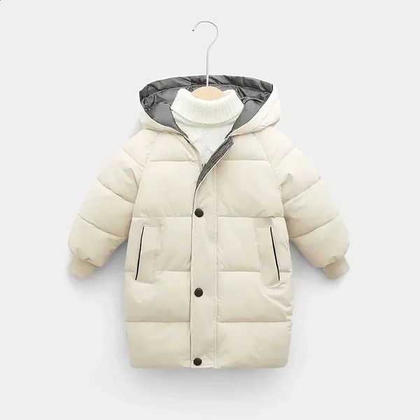 Casaco para baixo 2-12Y Russo Crianças Crianças Outerwear Roupas de Inverno Adolescentes Meninos Meninas Algodão-Acolchoado Parka Casacos Engrossar Casacos Longos Quentes 231108