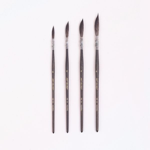 Высококлассная 688DS акварельная кисть для художника с беличьими волосами, березовый стержень, ручка, акварельный инструмент, художественные принадлежности для рисования