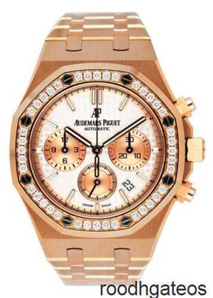 Часы Audemar Pigue Royal Oak Мужские часы Audemar Pigue Royal Oak 26315OR Diamond Rose Gold Watch Box Paper HB09