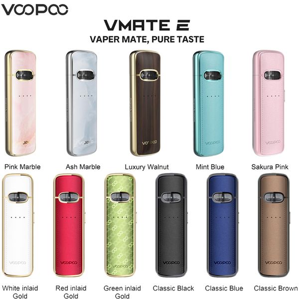 VOOPOO Vmate E Pod Kit 20W Vape 3ml 1200mAh Vmate V2 Cartuccia sigaretta elettronica vaporizzatore autentico