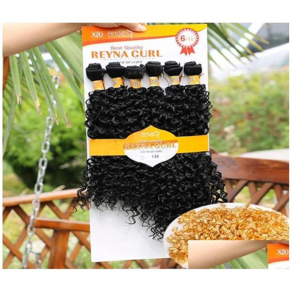 Haar-Bulks Cloghet Box Braids Afro Curly Extensiones De Cabello Largas Synthetische Extensions Marly Braiding Passion Drop Delivery Prod Dhzcm