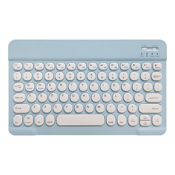 Novo teclado de dente azul portátil para comprimido móvel para iPad para iPad para teclado sem fio magnético por atacado