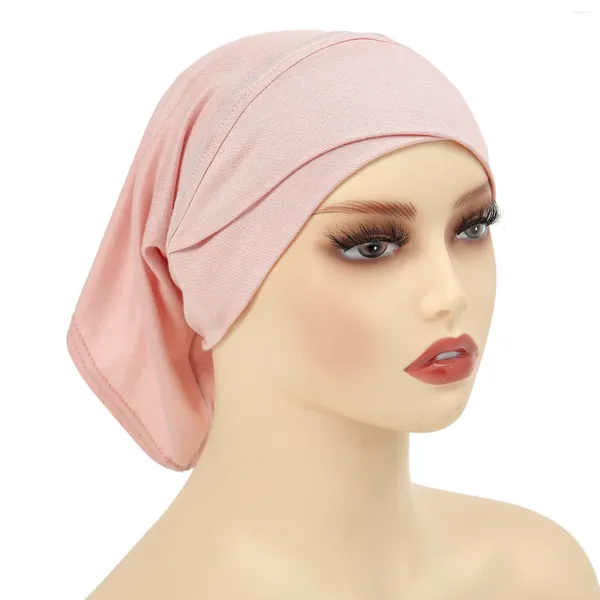 Schals Unisex Spandex Tube Socke Breites elastisches Stirnband Loc Cap Langes Haar Dreads Satin Kopfwickel für Frauen Männer Schlafmützen