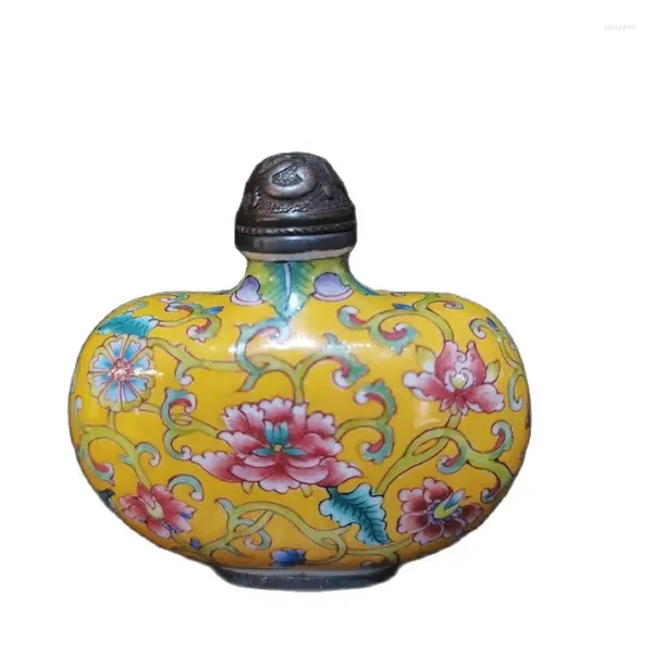 Bottiglie Old Pechino cinese Cloisonne Snuff Bottle Bottle Box Box Regali Antique animali domestici rari regalo di Natale Snuffbox