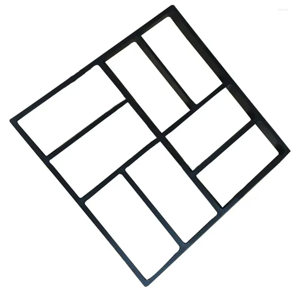 Gartendekorationen, 8-Gitter-Form, quadratisch, Acht-Gitter-Form, Trittsteinform, Wegmacher, Betonpflaster, Kunststoff-Terrassendiele, Zementverkleidung, selbstgemacht