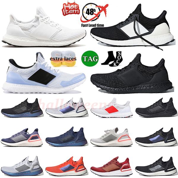 Scarpe da corsa da uomo originali da donna OG Ultra 4.0 DNA Ultraboosts 22 20 19 Mesh ISS US National Lab Scarpe da ginnastica classiche su nuvola Bianco Nero Suola Tech Indigo Runners Scarpe da ginnastica