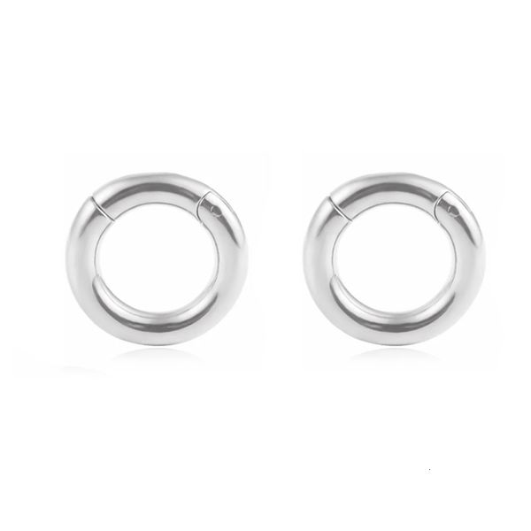 Naso Anelli Studs Leosoxs 1 paio Acciaio inossidabile Big Round Ear Expander Pesi Tunnel Plug Gauges Body Piercing Gioielli di moda 230410