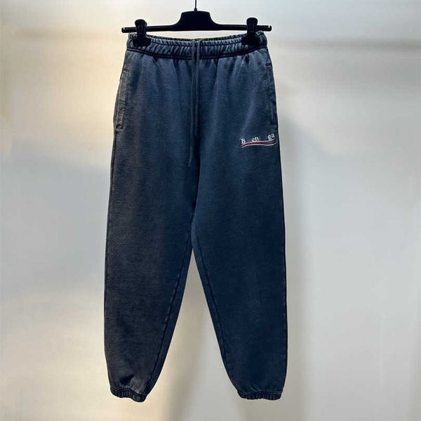 Designer-Damenbekleidung 20 % Rabatt Shirt High Edition House Washed Old Coke Wave Embroidery Loose Guards Casual Pants