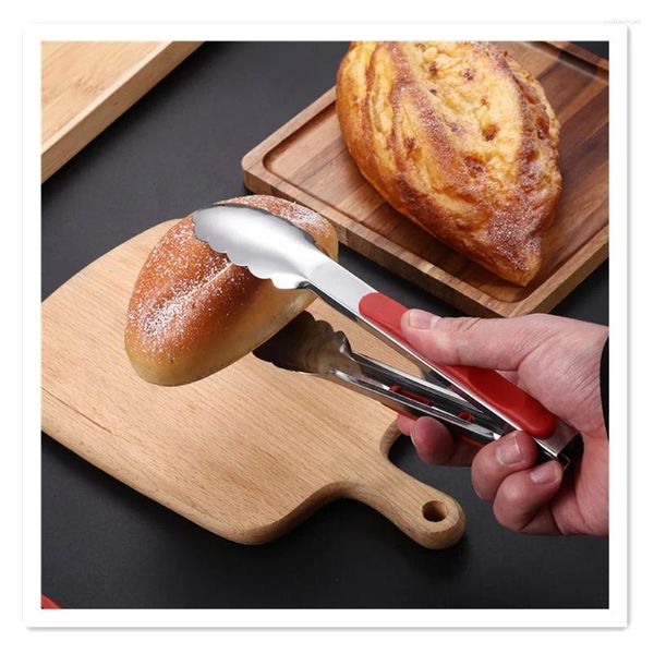 Utensili Clip per alimenti in acciaio inossidabile Pane domestico Buffet Barbecue Gadget da cucina Produttori all'ingrosso