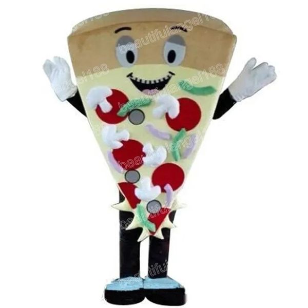 Halloween Tasty Pizza Mascot Costumes High Quality Cartoon Theme Character Carnival Unisex Adults Size Outfit Christmas Party Outfit Suit For Men Women