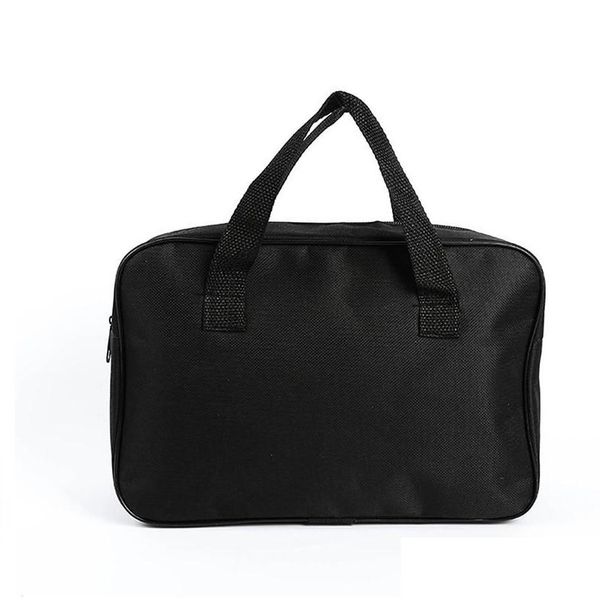 Prodotto per carreggiata da viaggio Borsa per organizer nera Borsa per stoccaggio Borsa in nylon per pompa del compressore d'aria per auto Custodia per strumenti Motive Consegna di goccia Dhh5M