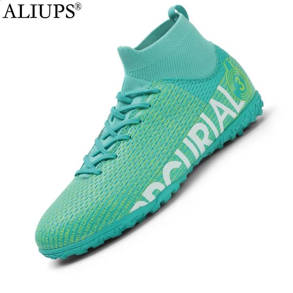 Kleid Schuhe ALIUPS 31-45 Professionelle Kinder Fußball Schuhe Fußball Schuhe Männer Kinder Futsal Schuh Sport Turnschuhe Jungen Fußball stollen 231110