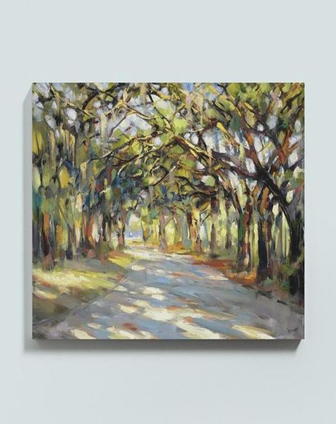 Emoldurado Southern Oaks ArtPure pintado à mão paisagem arte pintura a óleo em tela de alta qualidade multi tamanho personalizado disponível3383112