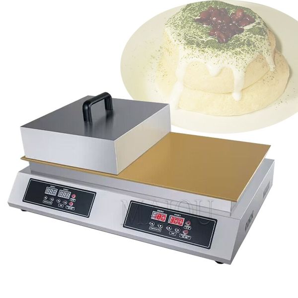 Elektrische Maschine Commercial Dorayaki Cookie Maker Reines Kupfer Digitaler Snack Doppelköpfig 2600W