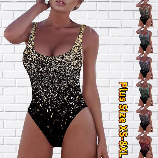 Roupas de banho feminina feminina feminina de natação impressa no verão esportivo ao ar livre fitness biquíni roupas de biquíni xs-8xl