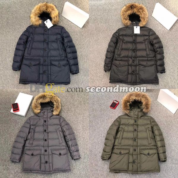 Flurry Neck Jaqueta de Algodão Mulheres Pato Branco Para Baixo Jaquetas Inverno Casaco À Prova de Vento Mulher Homem Outerwear