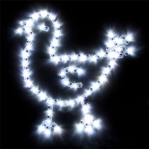 1000 pz / lotto LED Palloncino Luci Flash Lampade a Sfera per Lanterna di Carta Bianco Multicolor Festa di Nozze Decorazione di Natale Luce LZ0843255C