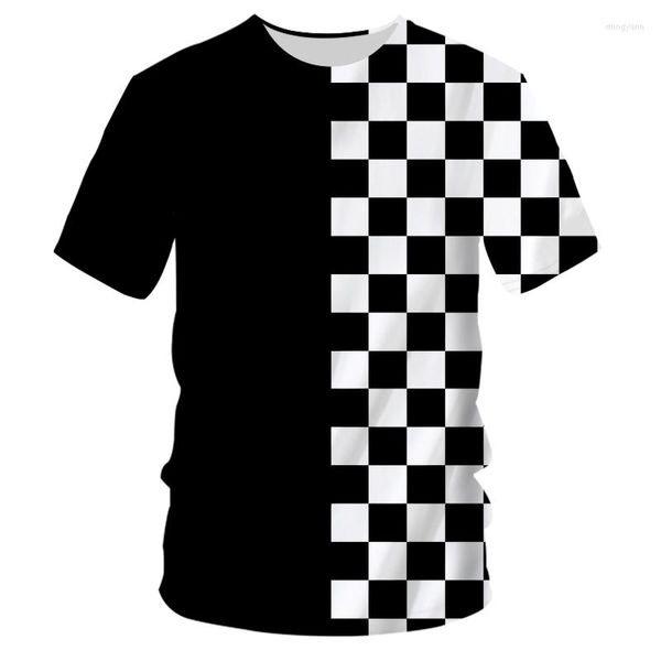Herren-T-Shirts 3D-Persönlichkeit Herren- und Damen-T-Shirt Lässiger Druck Trend Hip-Hop Einfacher Street-Style Atmungsaktiv Leicht