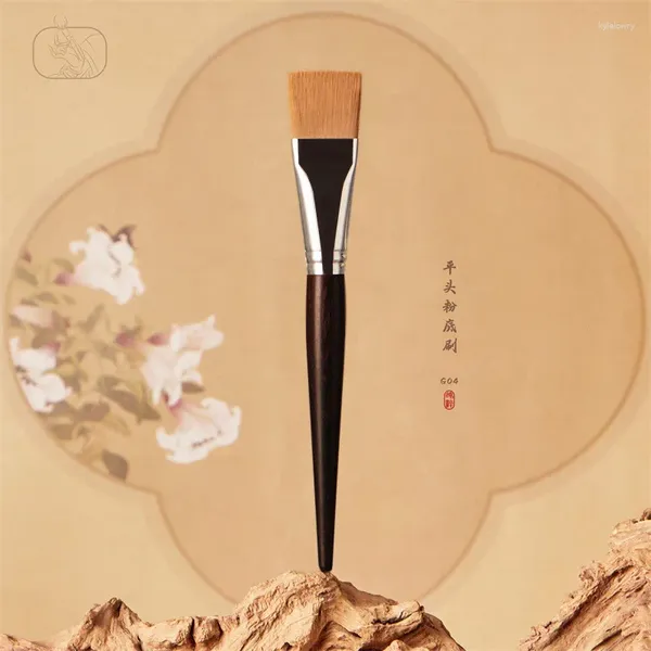 Make-up-Pinsel Ebenholz G04 Flat Foundation Make-up-Pinsel Faser 191 Gesichtsmaske CangZhou Beauty Tool