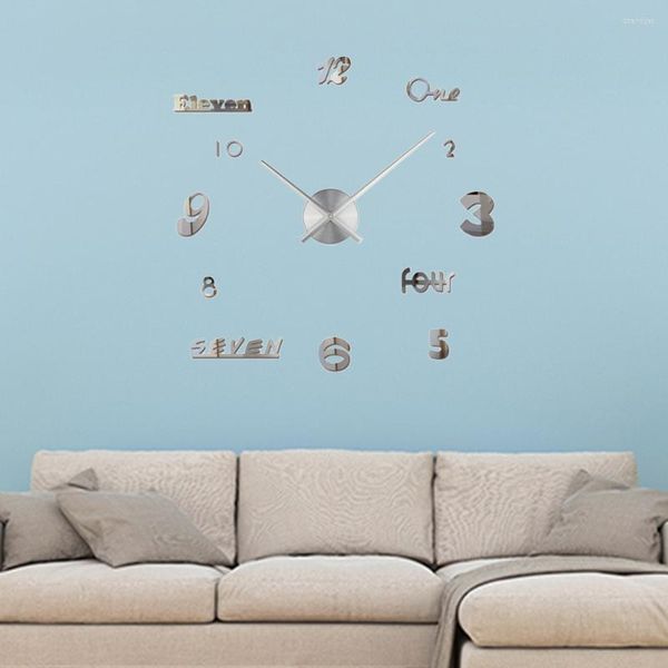 Orologi da parete 1 pz Design moderno 3D fai da te utile decorativo creativo appeso per soggiorno