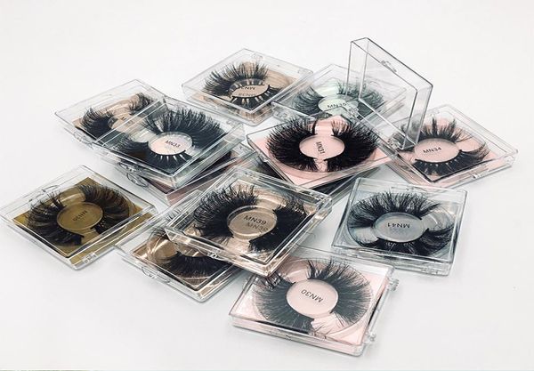 Özel logo 25mm kirpikler 3050100200 Bütün parıltı kağıt kare kasa ambalaj etiketi makyaj kutusu vizon lashes3206791