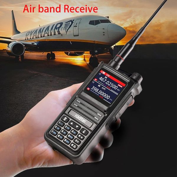 Outros artigos esportivos Radtel RT470X Multibands Ham WalkieTalkies 256CH Air Band Estação de rádio bidirecional Aviação NOAA Marine Transceptor PTT 231116