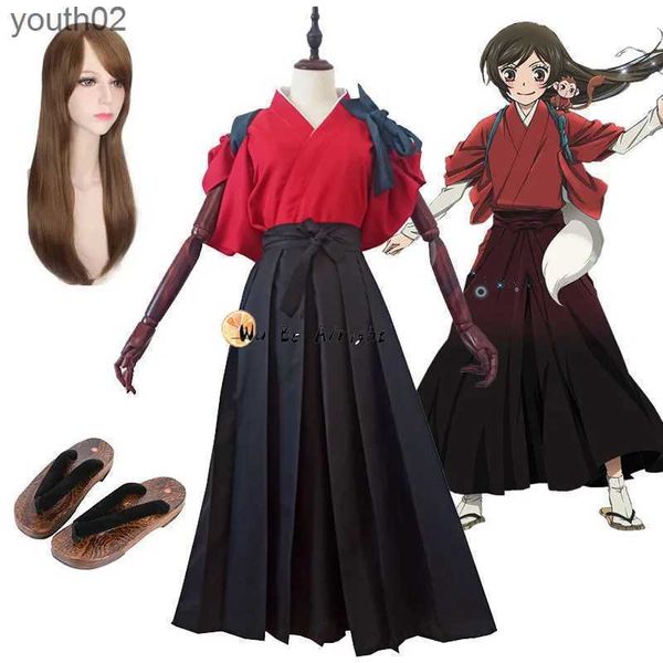 Trajes de anime Momozono Nanami Kamisama Kiss Anime Cosplay Venha Momozono Nanami Cosplay Vem Adereços de festa de Halloween Conjunto de quimono japonês ZLN231111