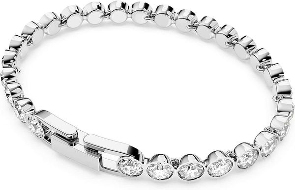 Swarovski Ожерелья подвеска Swarovski Bracelet Designer Luxury Fashion Женщины оригинальная коллекция ювелирных изделий Rhodium finish Cream Crystals подарок для женщин