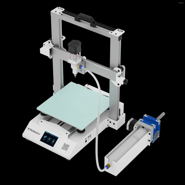 Stampanti Tronxy Moore 2 Pro Stampante CeramicClay 3d Touch screen da 3,5 pollici 255mm 260mm con sistema di alimentazione Putter elettrico