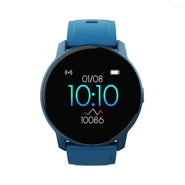 Armbanduhren W9 Smart Armband Bluetooth Herzfrequenz Gesundheit Sport Eingehende Anruferinnerung Schrittzählung Wasserdichtes rundes Messgerät