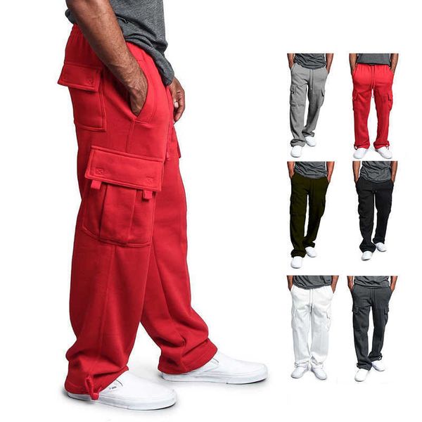 Erkekler Pantolon Jogging Eğitim Pantolonu Erkekler için Kıyafet Hip Hop Sweatpants Joggers Street Giyim Sport Pantolon Trackpant Sıska Dipler 4xl W0414